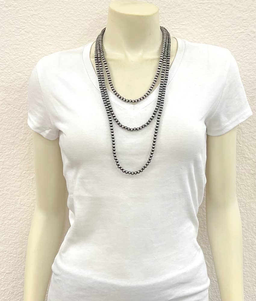 737866, Handmade Navajo Bead Necklace
