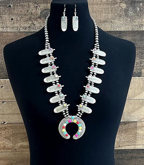 Squash Blossom Necklace Set