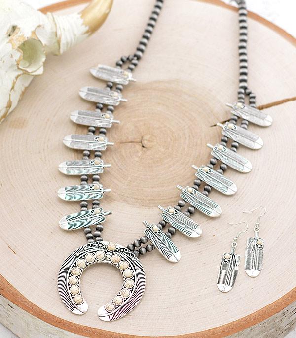 Squash Blossom Necklace Set (3 colors)