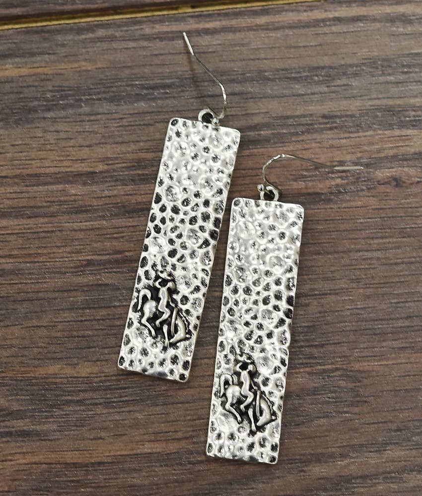 721169, Bronc Earrings