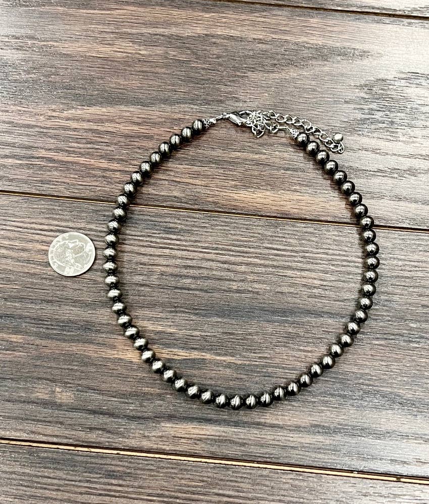 738021 , Polish Navajo Bead Necklace