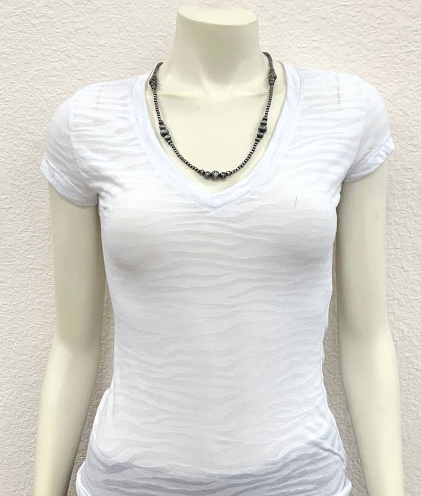Handmade 22" Navajo Bead Necklace