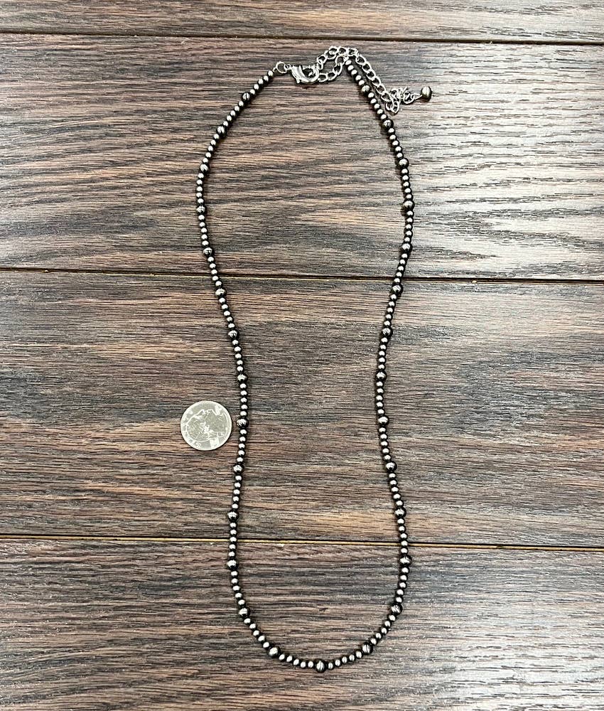 738126, Handmade Polish Navajo Bead Necklace