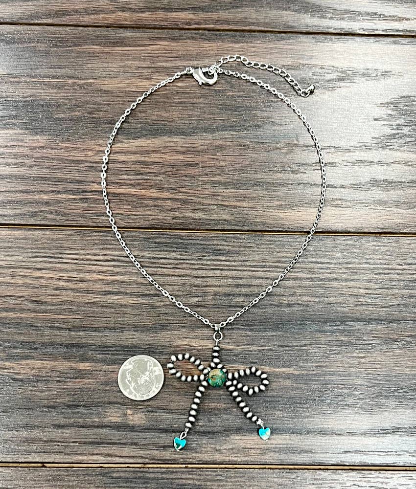 739112, Handmade Ribbon Necklace