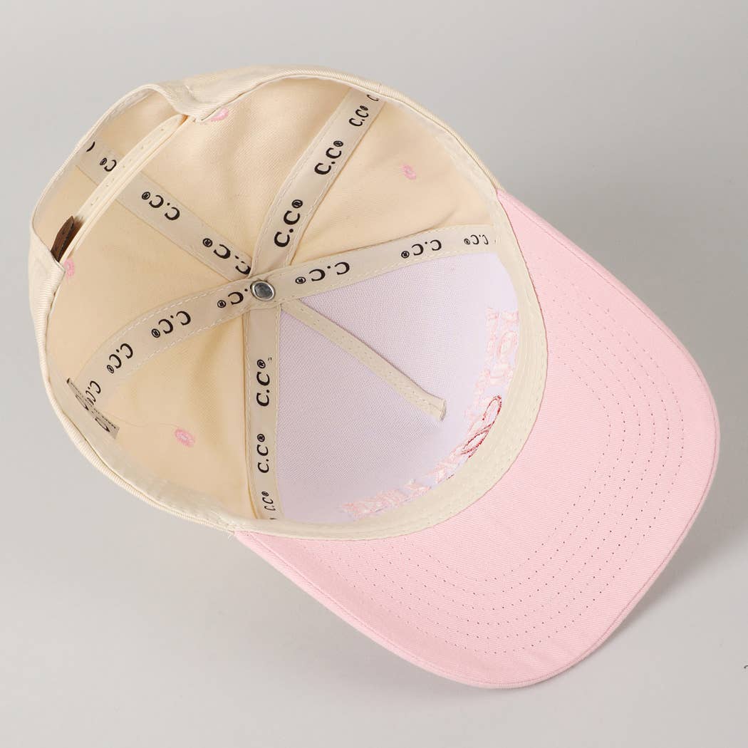 You Look Like You Love Me Embroidery Trucker Hat: Denim / ONE SIZE