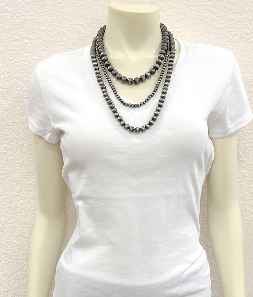 735475, Handmade Navajo Bead Necklace