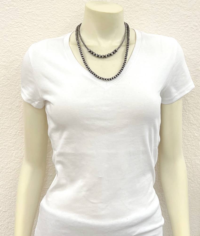 737055, Handmade Navajo Bead Necklace