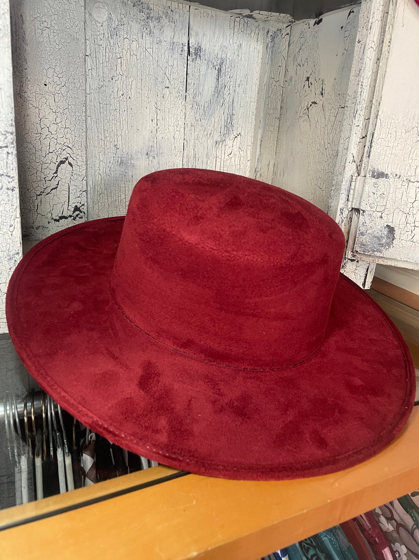 Fedora Vegan Suede Hat