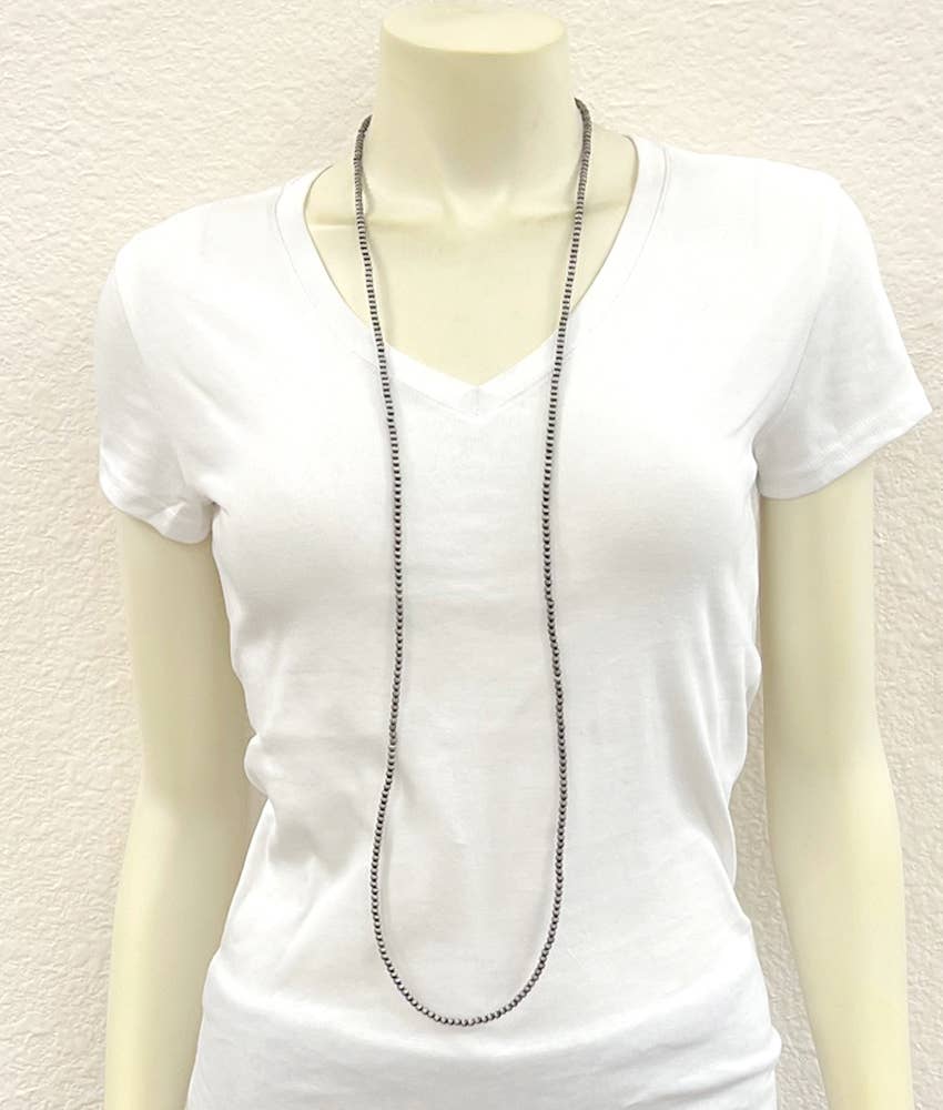 738360, Handmade Navajo Bead Necklace