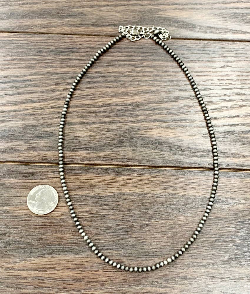 734165, Handmade Navajo Bead Necklace