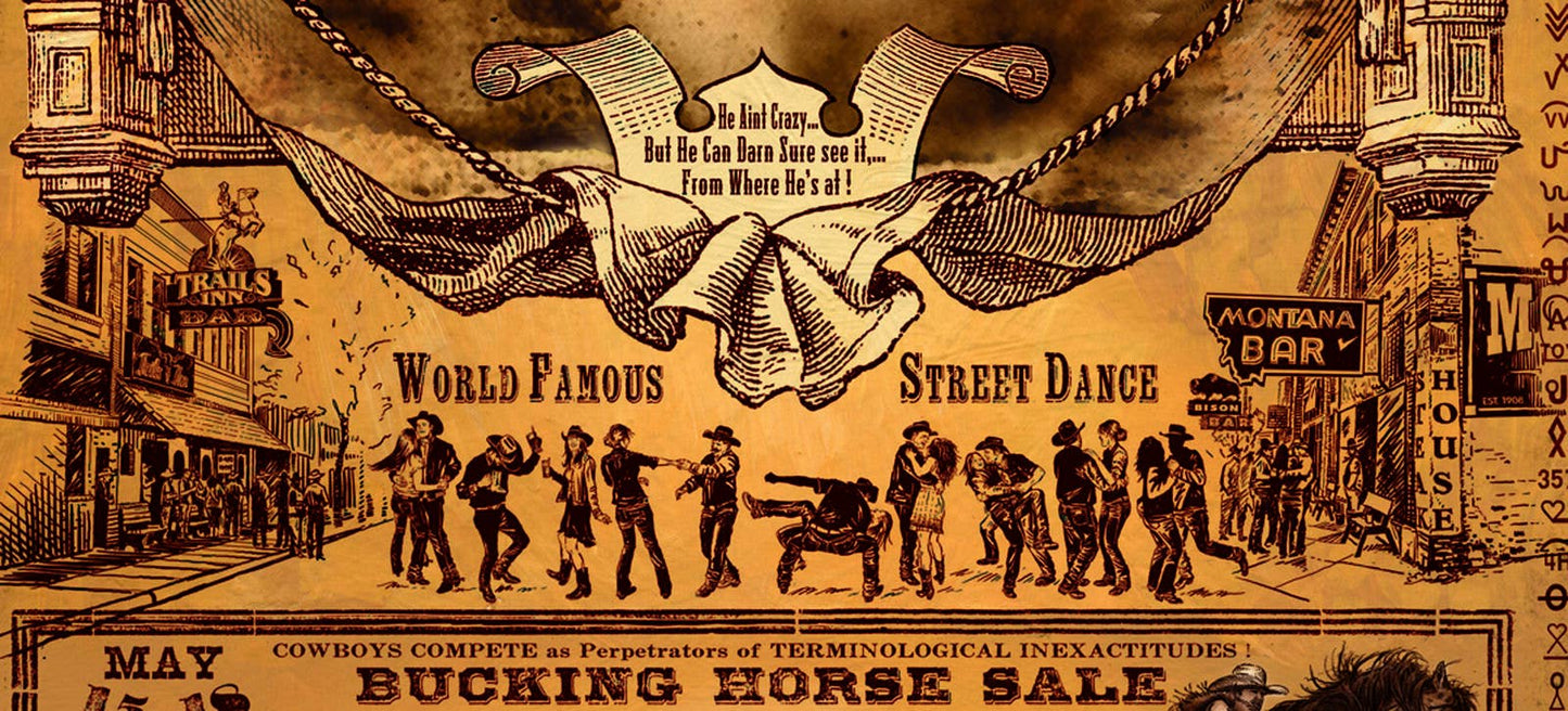 Miles City, Montana: (Paper)-Rodeo Poster - Unsigned