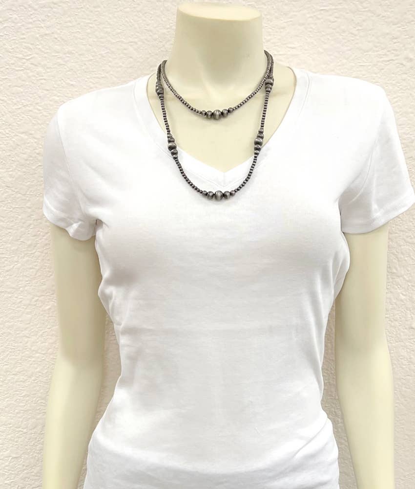 735529, Handmade Navajo Bead Necklace