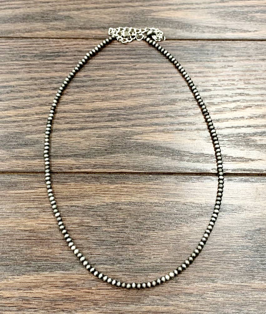 734165, Handmade Navajo Bead Necklace