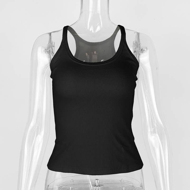 Ribbed Cami Cotton Tank Top
