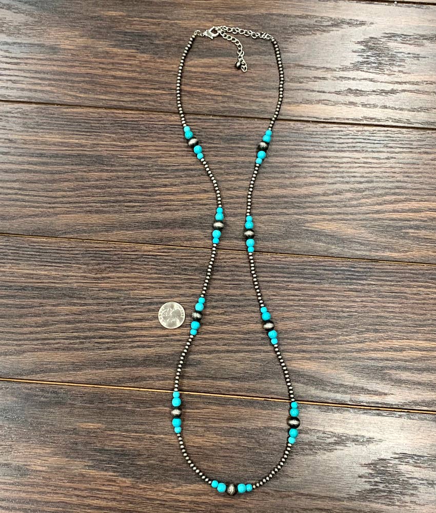 734454, Handmade Navajo Bead Necklace