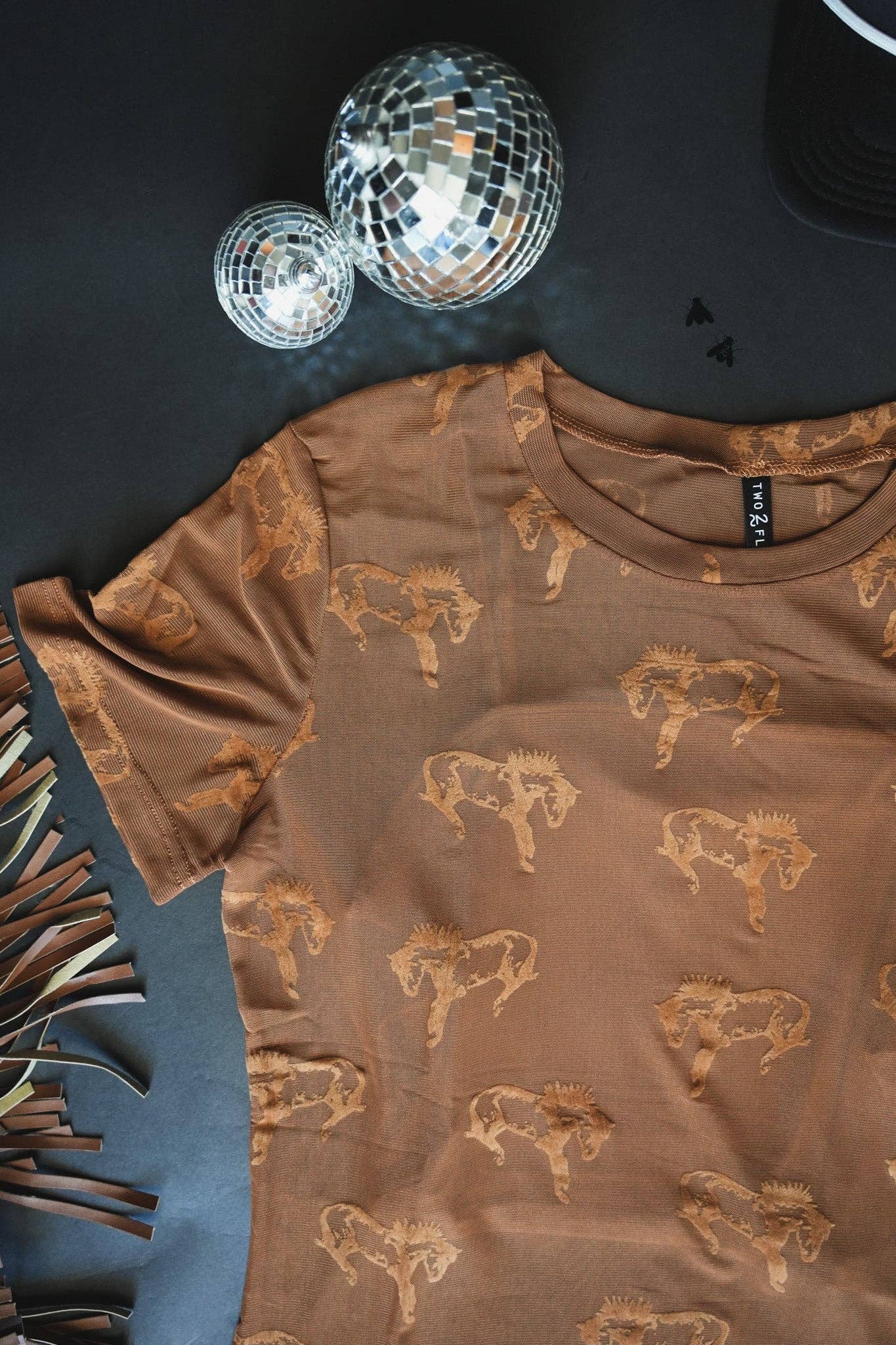 Buck Fifty Short Sleeve Mesh Top