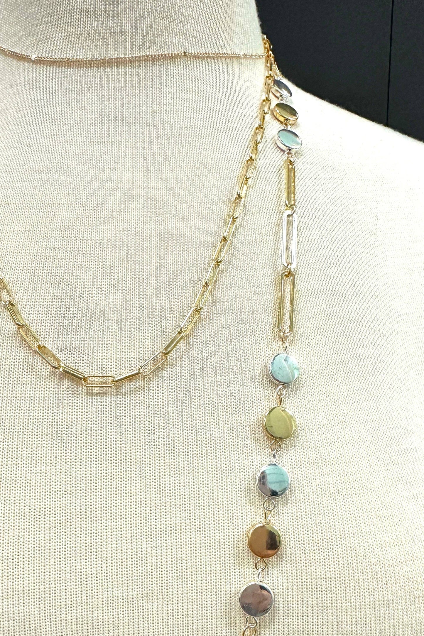 3 Row Multi Layered Necklace