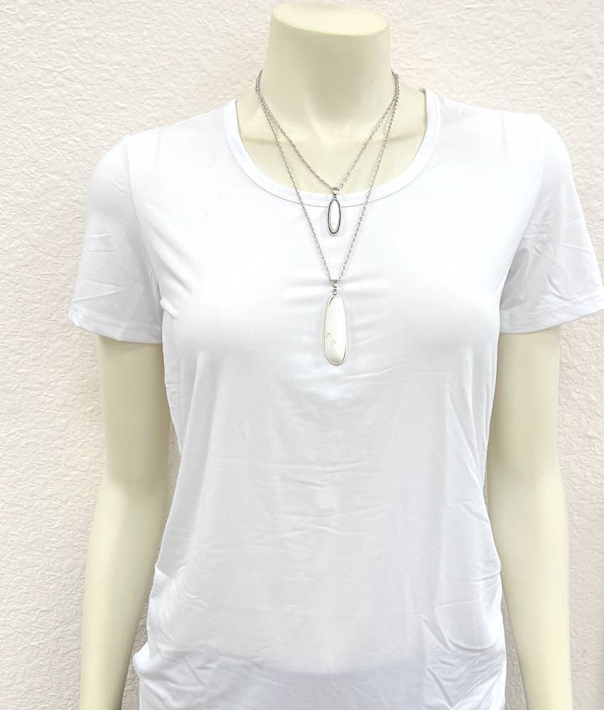White Turquoise Necklace