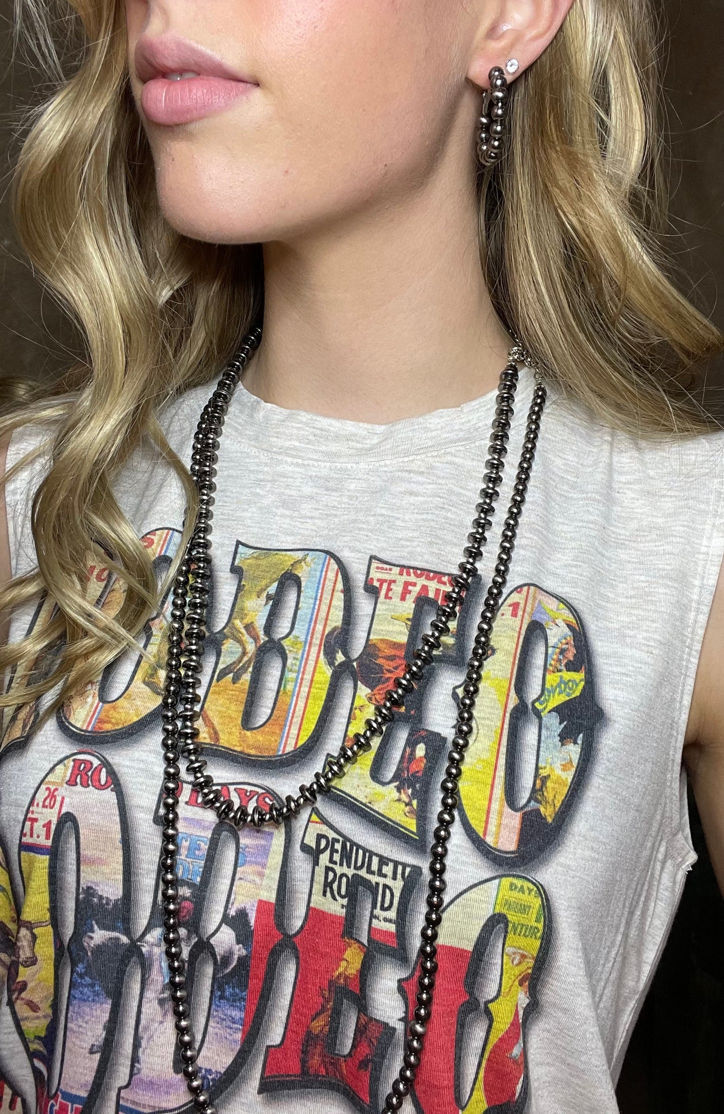 Vintage Rodeo Graphic Sleeveless Top