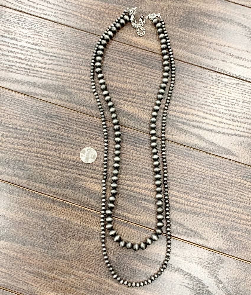 734345, Handmade Navajo Bead Necklace