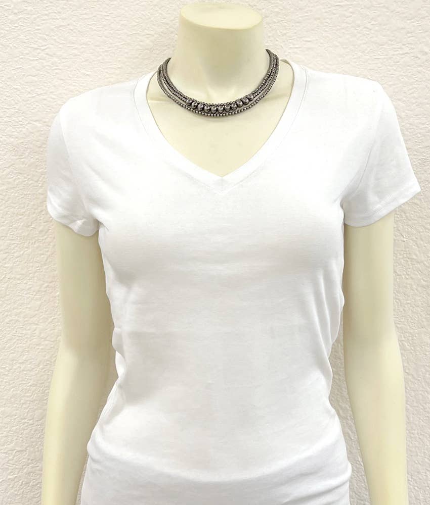 738107, Handmade 17" Polish Navajo Bead Necklace