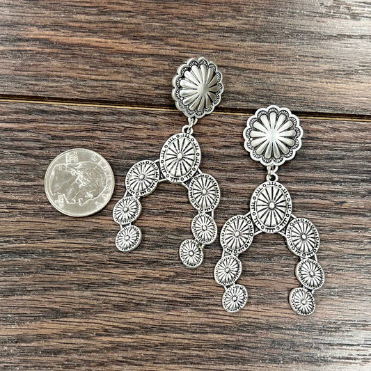 723165, Concho Squash Post Earrings