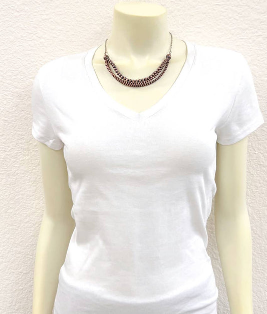 739083, Handmade Copper Navajo Bead Necklace