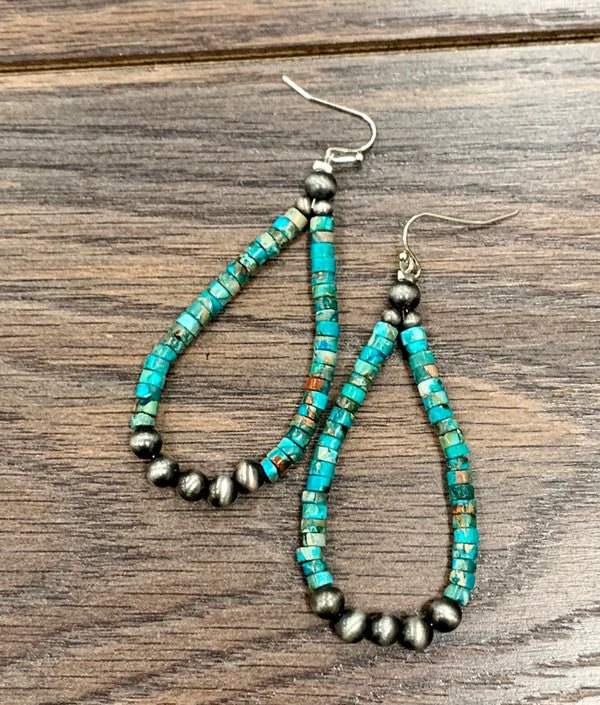 2.5" Long Gemstone Earrings