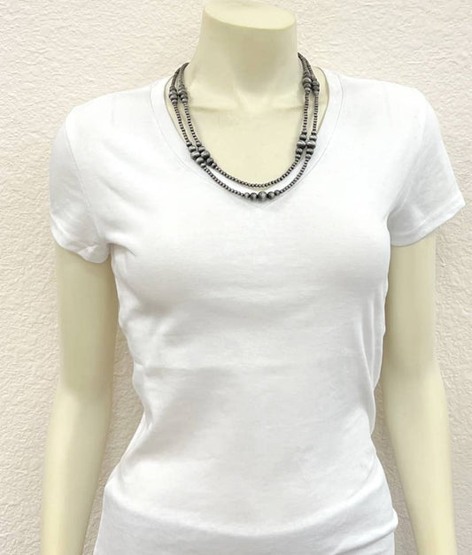 736907, Handmade Navajo Bead Necklace