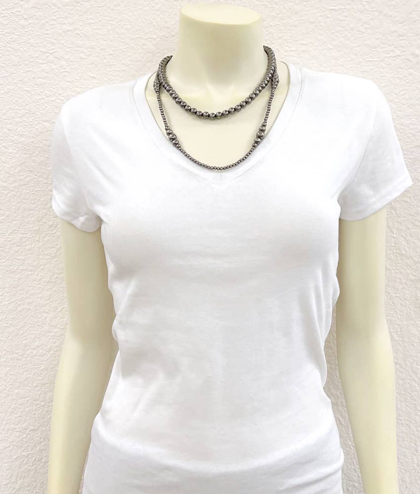 739183, Handmade Polish Navajo Bead Necklace