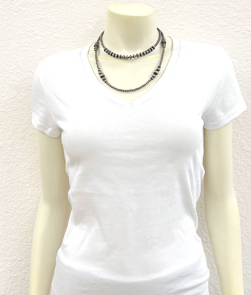 739141, Handmade Navajo Bead Necklace