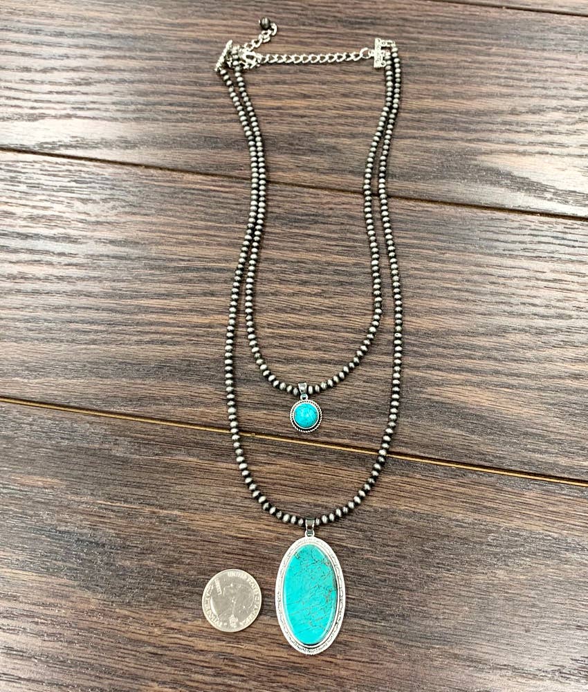 734176, Turquoise Necklace