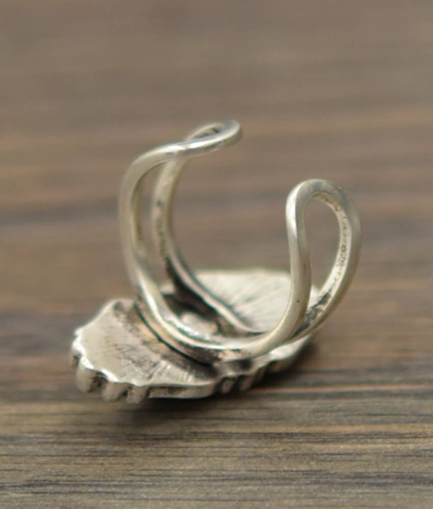 750198, Turquoise Adjustable Ring