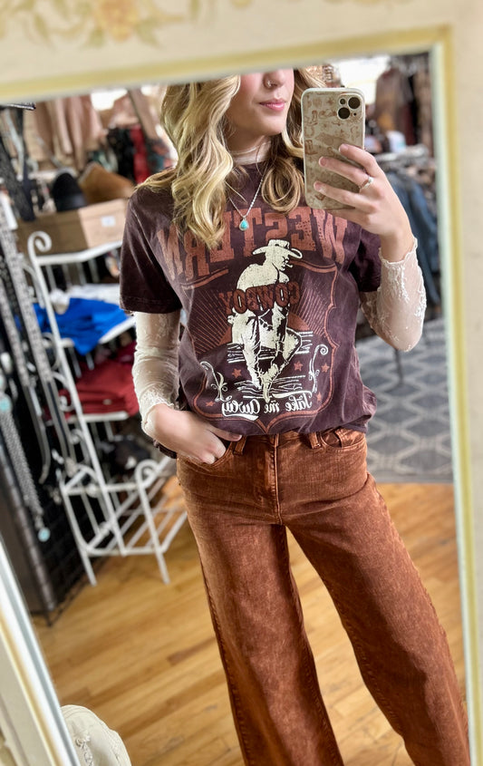 Cowboy Take Me Away Graphic Tee