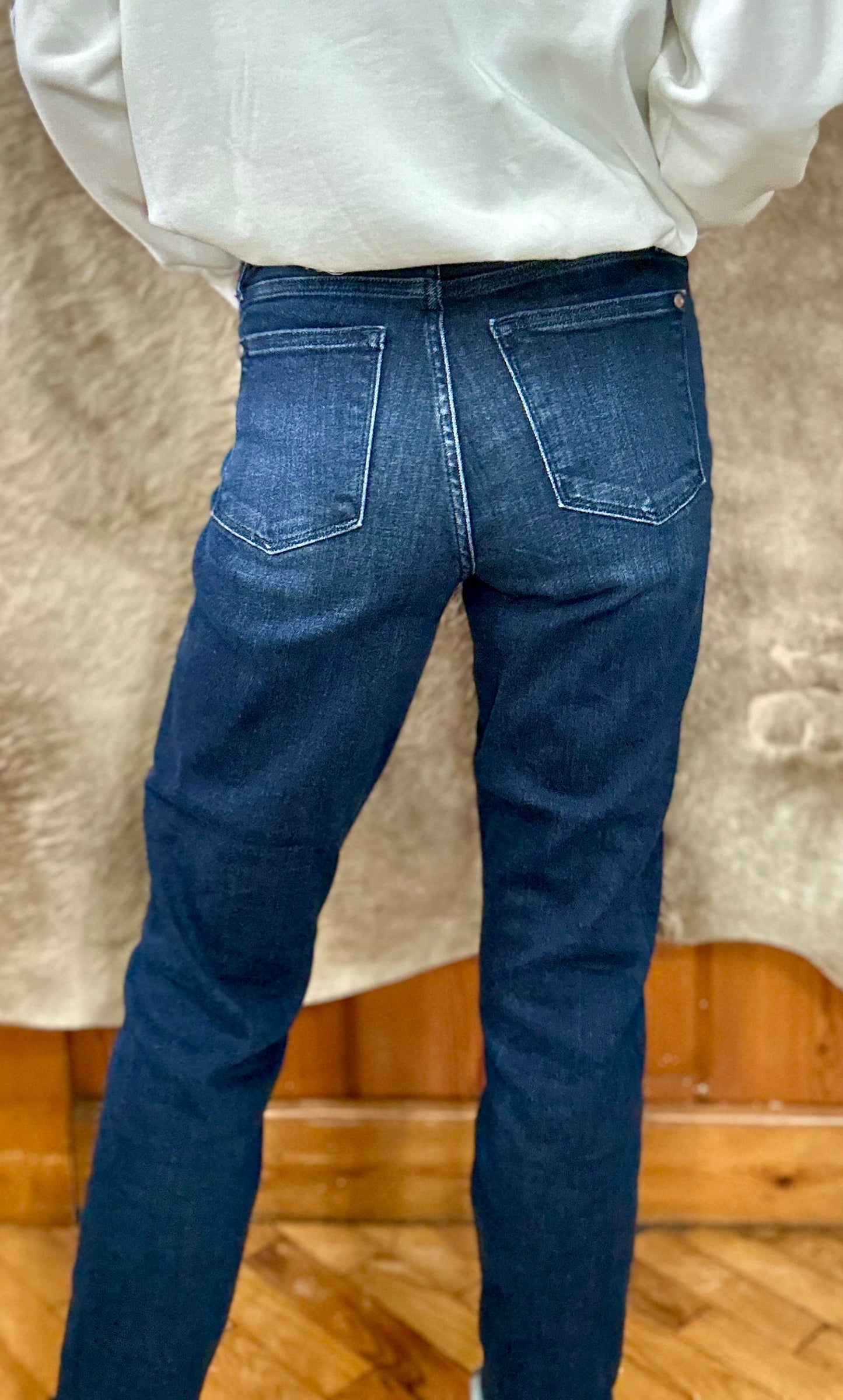 High Waist Boyfriend Jeans