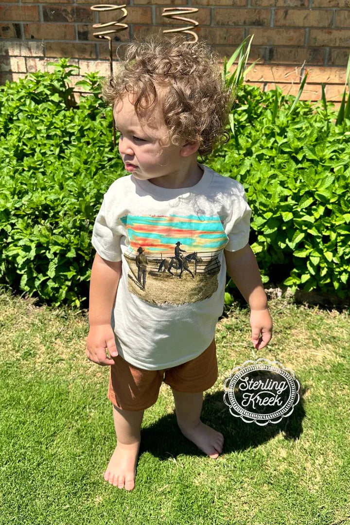 In The Round Pen Kids Tee