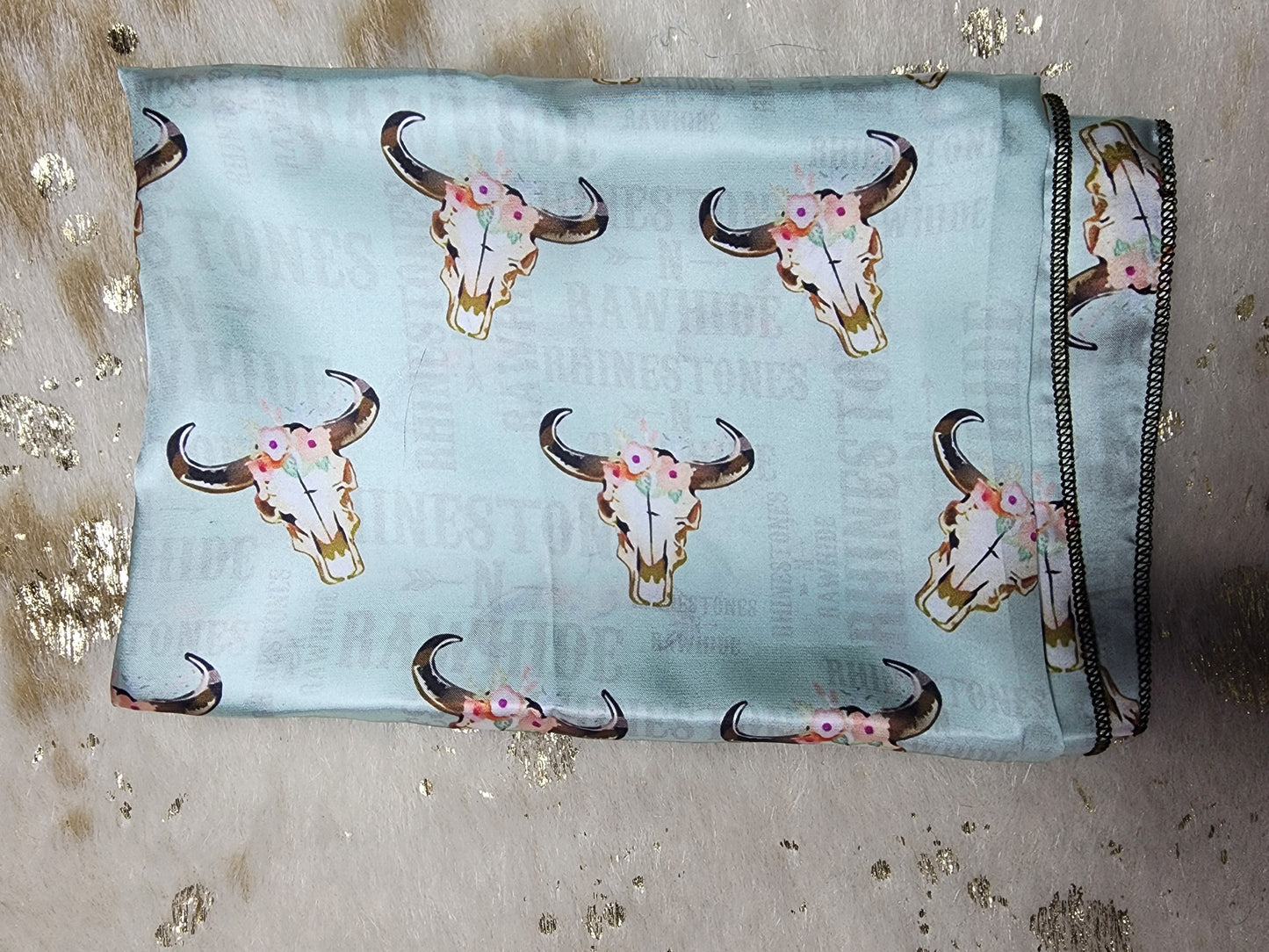 Rhinestones-N-Rawhide Wild Rag