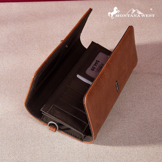 Montana West Embroidered Collection Wallet (2 Colors)