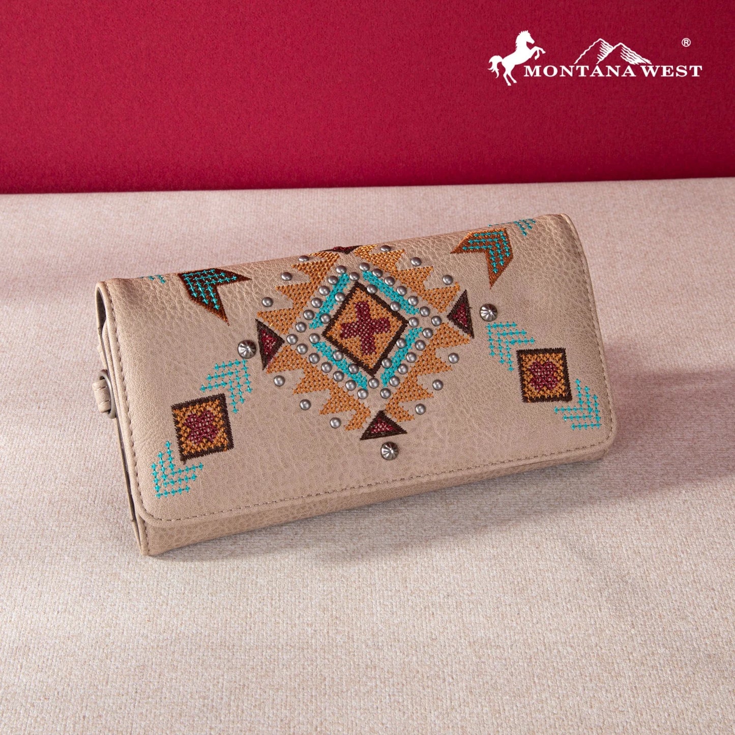 Montana West Embroidered Collection Wallet (2 Colors)