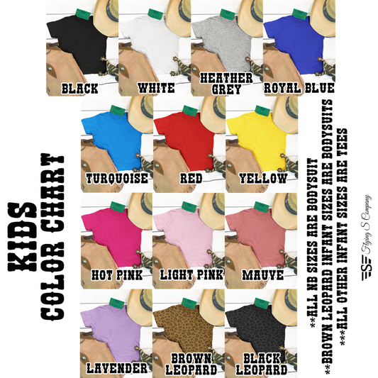 Kids Born to Ranch Tee (S-L)