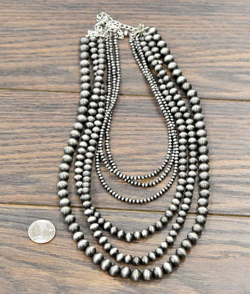733260, Handmade Navajo Bead Necklace