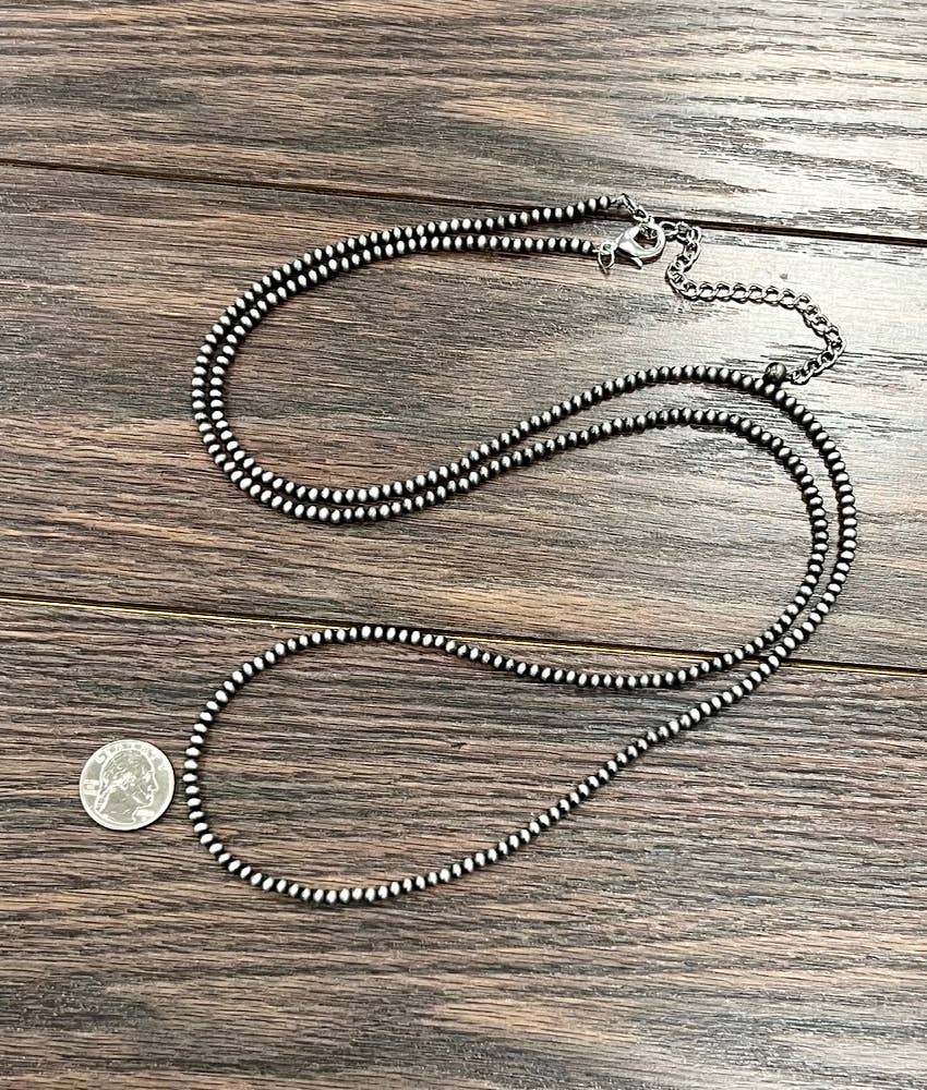 738360, Handmade Navajo Bead Necklace
