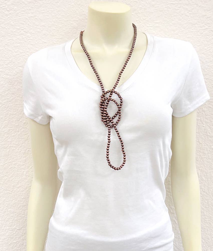 736488, Copper Navajo Bead Necklace