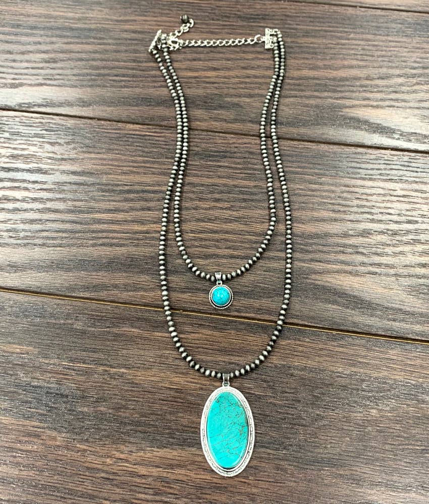 734176, Turquoise Necklace