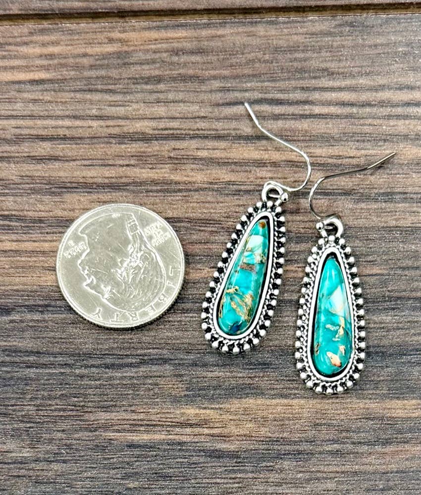 Long Tear Drop Earrings