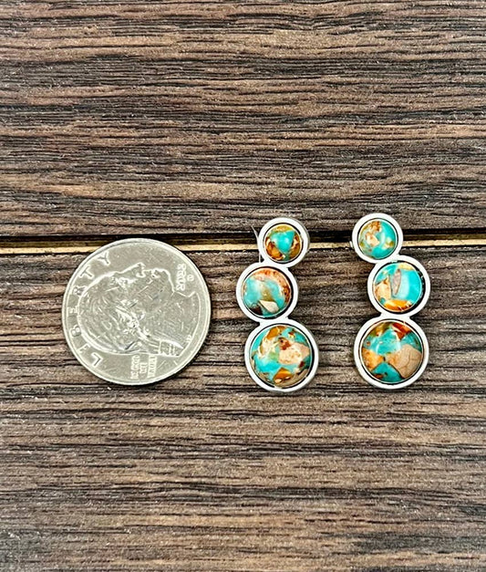 726497, Gemstone Stud Earrings