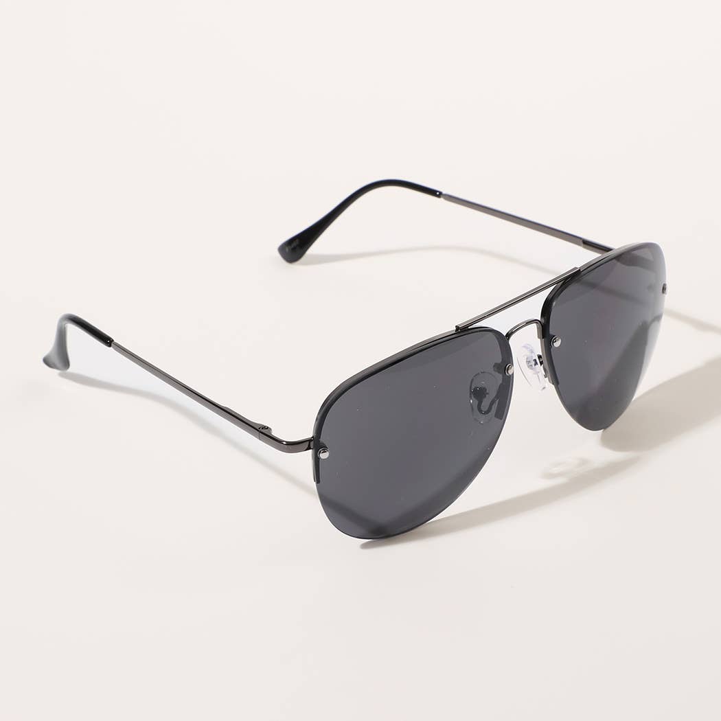 Rimless Design Think Legs Fashion Sunglasses: 12 ASSORTED COLOR / ONE SIZE