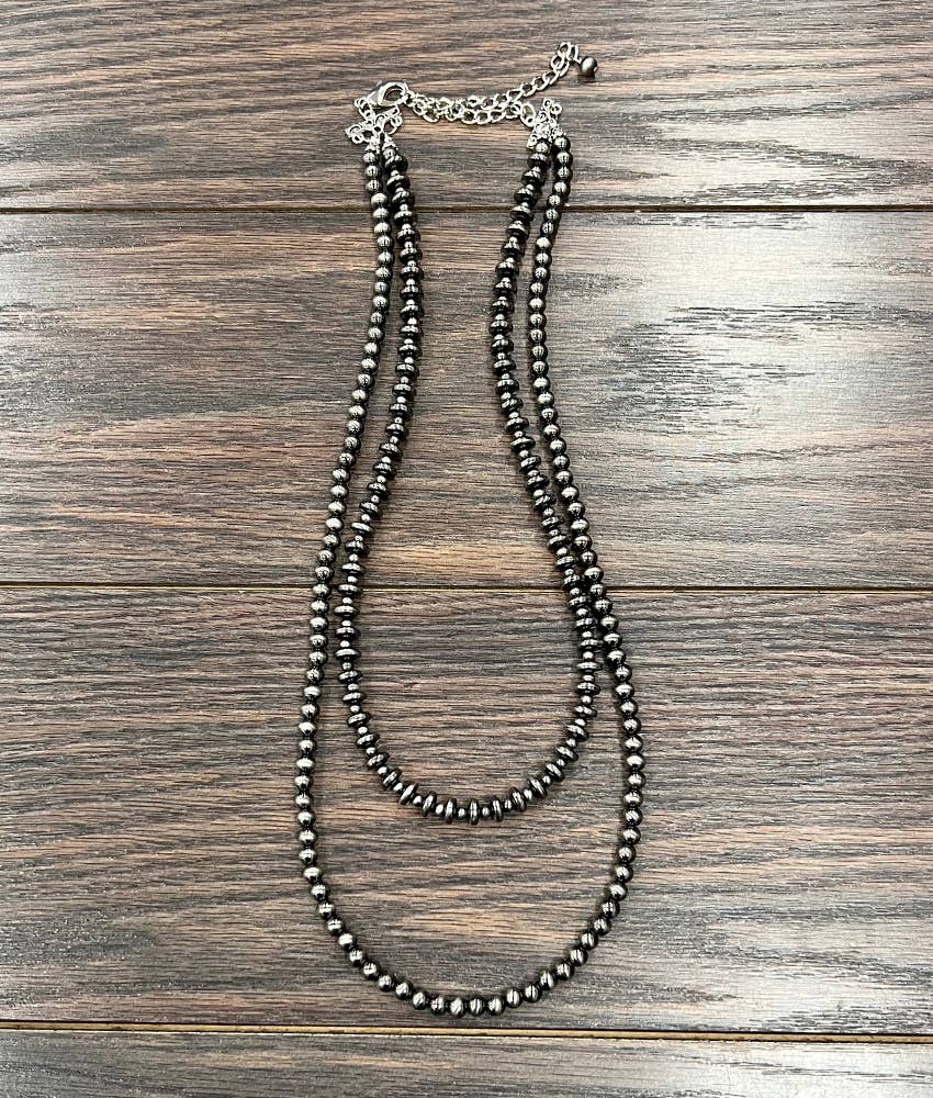738123, Handmade Polish Navajo Bead Necklace