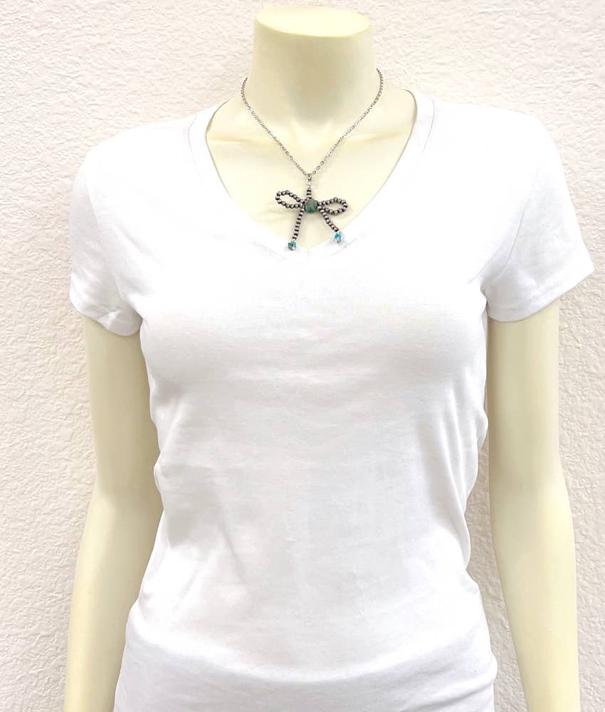 739112, Handmade Ribbon Necklace