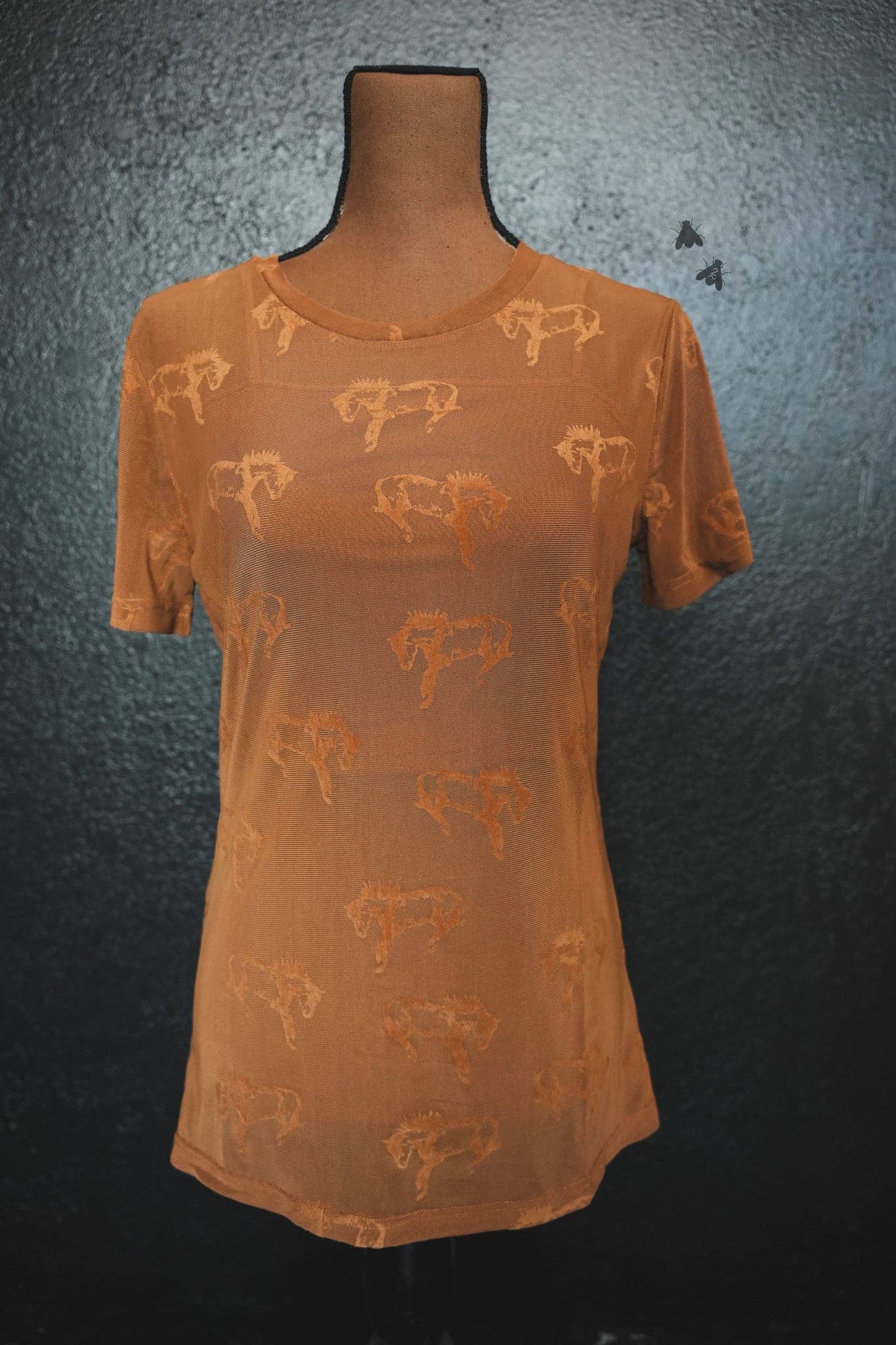 Buck Fifty Short Sleeve Mesh Top